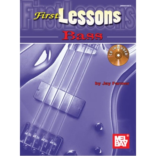 First Lessons Bass Book, CD, and DVD by Mel Bay Publications