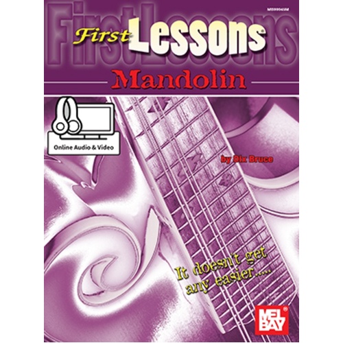 First Lessons Mandolin Book/CD/DVD Book