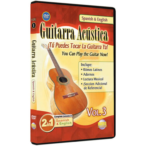 Guitarra Acustica Vol3 DVD Spanish And English (DVD Only)