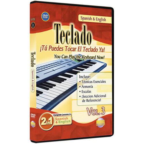 Teclado Keyboard Vol 3 DVD Spanish And English (DVD Only)