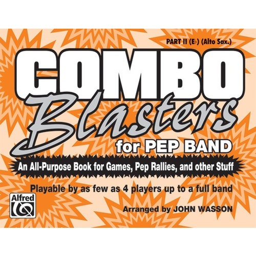 Combo Blasters For Pep Band Marching Band Part 2 E Flat