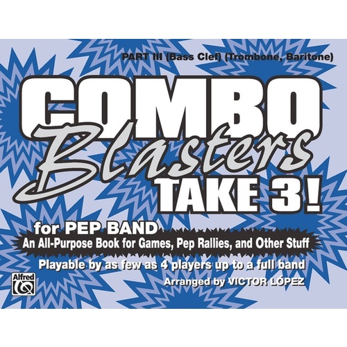 Combo Blasters Take 3 Marching Band Part 3 Bass Clef