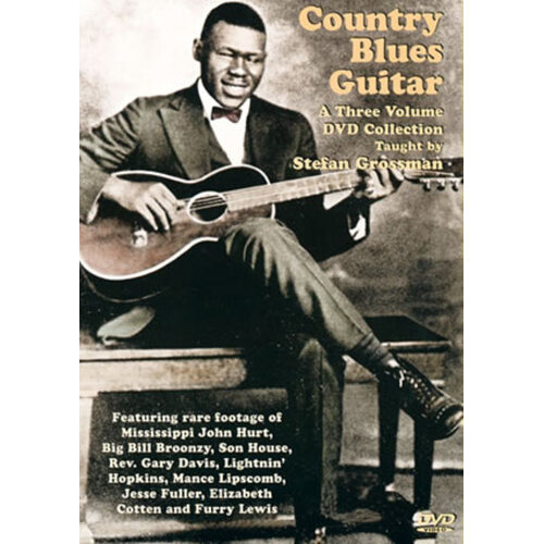 Country Blues Guitar 3 Volume DVD Set (3-DVD Set) Book