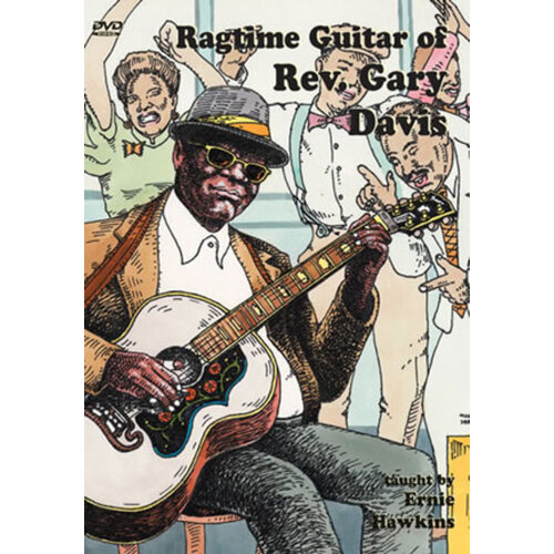 Ragtime Guitar Of Rev. Gary Davis DVD (2-DVD Set) Book