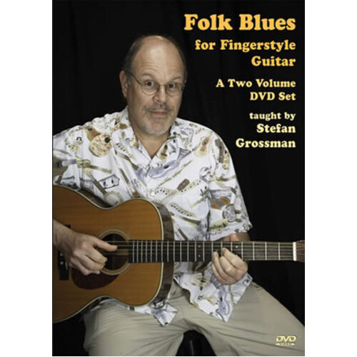 Folk Blues For Fingerstyle Guitar (2-DVD Set) Book