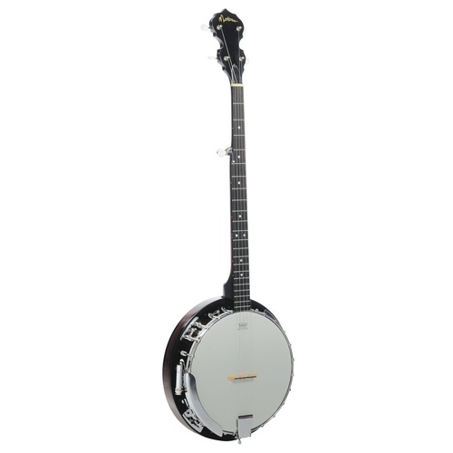 Martinez 5-String Mahogany Electric Banjo (Natural Gloss)