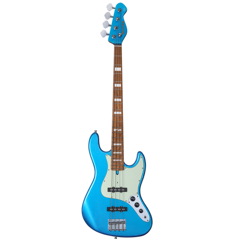 MOOER MBJ410 JZ-Style Electric Bass Guitar Metal Blue
