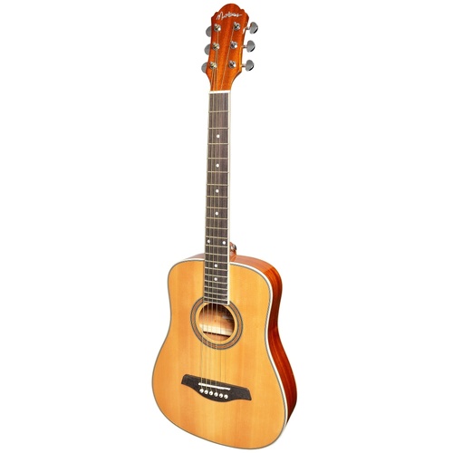 Martinez MBT-41G-NGL '41 Series' Spruce Acoustic-Electric Babe Traveller Guitar Natural Gloss