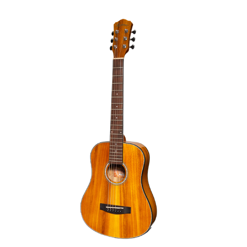 Martinez 51 Series Acoustic-Electric Babe Traveller Guitar Koa Gloss Finish