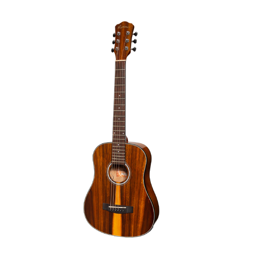 Martinez '51 Series' Acoustic-Electric Babe Traveller Guitar Teakwood Gloss Finish MBT-51G-TK