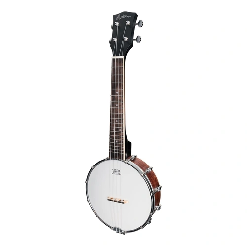 Martinez Southern Belle 24 Inch Banjo Ukulele MBU-24-NST Sunburst Satin with Padded Soft Case