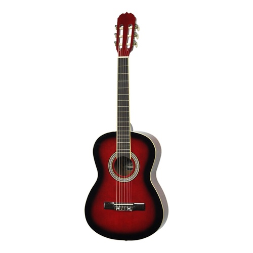 Martinez 3/4 Size Beginner Classical Guitar (Wine Red)