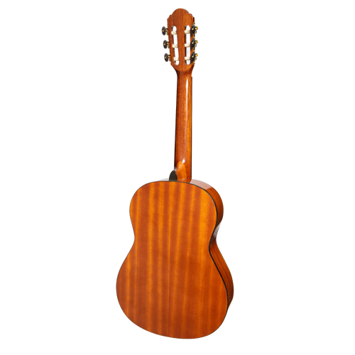 Martinez G-Series Left Handed Full Size Electric Classical Guitar with Built-in Tuner Natural Gloss MC-44GTL-NGL