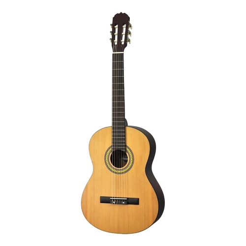 Martinez Full Size Beginner Classical Guitar (Natural Satin)