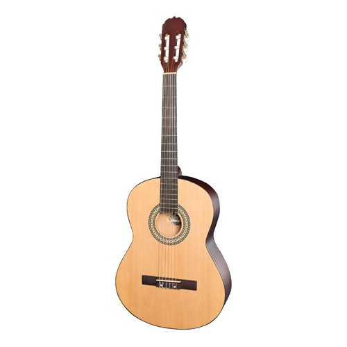 Martinez 'Slim Jim' Full Size Beginner Slim Neck Classical Guitar (Natural Satin)