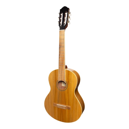 Martinez Slim Jim 3/4 Size Student Classical Guitar with Built In Tuner - Jati-Teakwood MC-SJ34T-JTK