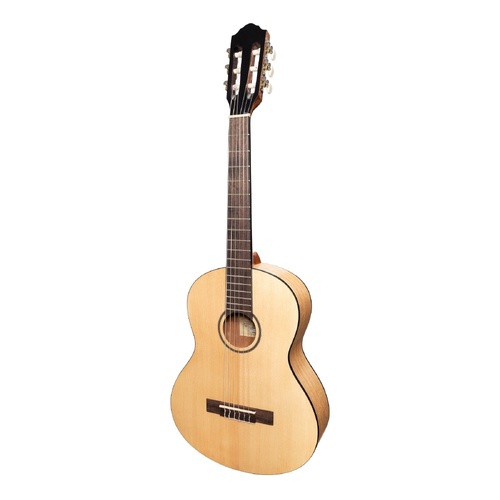 Martinez Slim Jim 3/4 Size Student Classical Guitar with Built-In Tuner MC-SJ34T Natural Satin