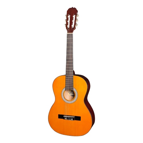 Martinez 'Slim Jim' 3/4 Size Beginner Slim Neck Classical Guitar (Amber)