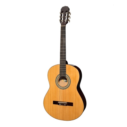 Martinez 'Slim Jim' 3/4 Size Beginner Slim Neck Classical Guitar (Natural Gloss)