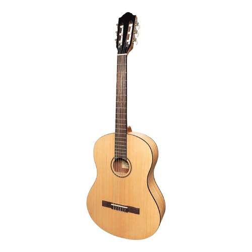 Martinez Slim Jim MC-SJ44T Full Size Student Classical Guitar with Built In Tuner (Spruce/Mahogany)