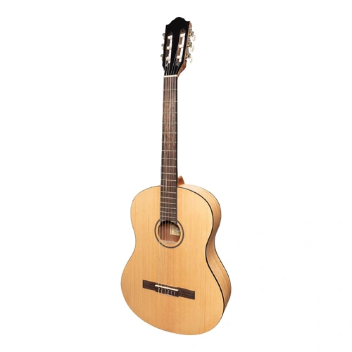 Martinez Slim Jim MC-SJ44T Full Size Student Classical Guitar with Built-In Tuner (Spruce/Mahogany)