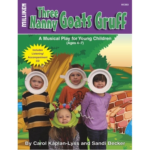 Three Nanny Goats Gruff Musical Play Book with CD