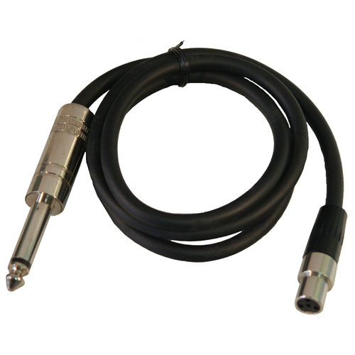 Chiayo MC12 Guitar cable with TA4F connector for bodypack transmitters