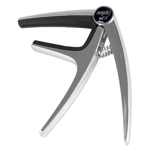 Musedo MC-1 Silver Guitar Capo for Acoustic and Electric Guitars