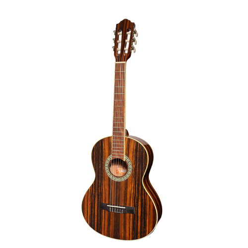 Martinez '51 Series' 3/4 Size Electric Classical Guitar with Tuner Amara Natural Gloss