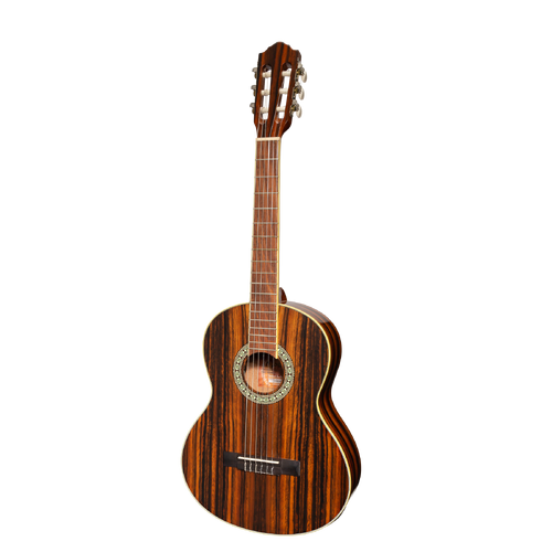 Martinez '51 Series' 3/4 Size Electric Classical Guitar with Built-in Tuner Amara Gloss Finish