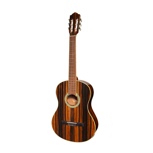 Martinez '51 Series' 4/4 Size Electric Classical Guitar Amara Gloss with Pickup and Tuner