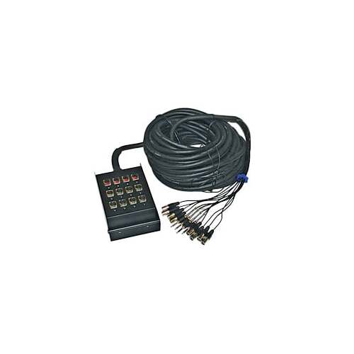 AMS MC84 030 Mtr 12 Channel 8 + 4 Multi Core 8-Xlr/4-Jack