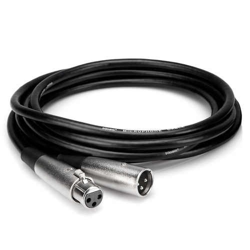Hosa Microphone Cable, Hosa XLR3F to XLR3M, 3 ft