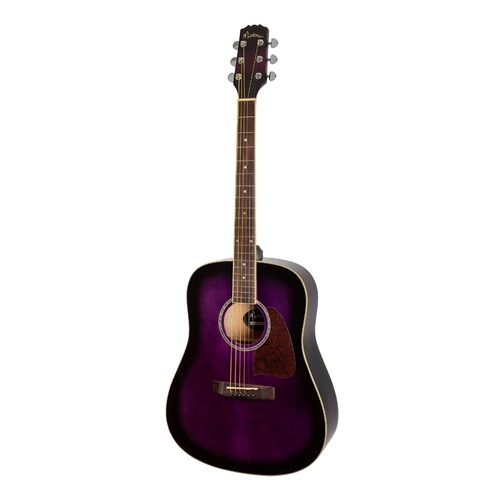 Martinez Beginner Dreadnought Acoustic Guitar (Plumburst)
