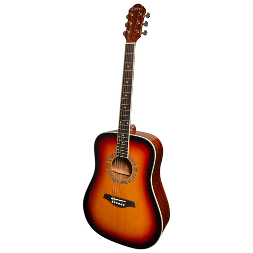 Martinez MD-41G-TSB Dreadnought Acoustic Guitar Gloss Sunburst