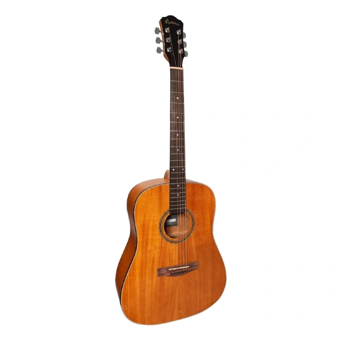 Martinez 41 Series Left Handed Dreadnought Acoustic Guitar MD-41L Mahogany Natural Satin