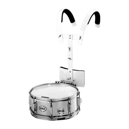 Peace Deluxe Cadet Metal Marching Snare Drum with Carrier 14 x 5.5"