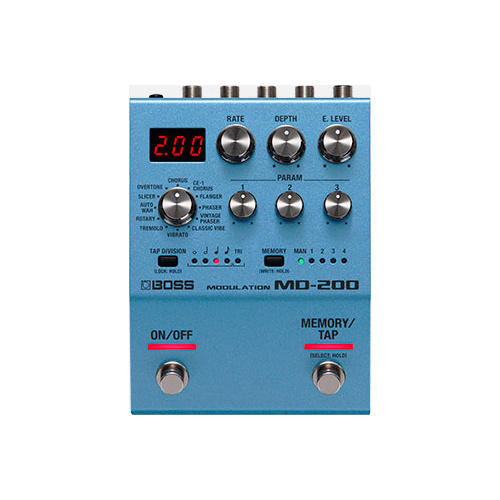 BOSS MD-200 Modulation Pedal - Compact 200 Series with Advanced Sound, Multi-Function Controls, and Onboard Memory.