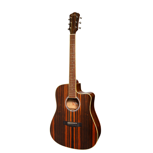 Martinez '51 Series' Acoustic-Electric Dreadnought Cutaway Guitar Amara Gloss MDC-51G-AMA