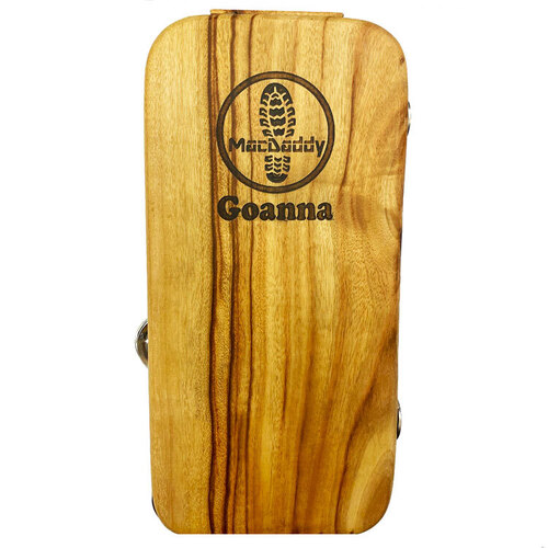 Macdaddy MDG1 "Goanna" Dual Stomp Box in Natural Finish