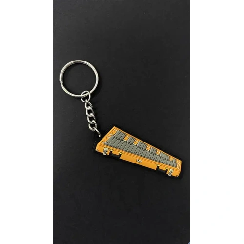 Musician Designer Glockenspiel Keyring - 3D PVC Music Keychain with Gift Envelope