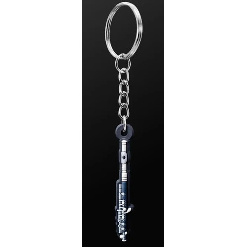Musician Designer Piccolo Keyring - 3D PVC Keychain with Gift Envelope, Durable and Eco-Friendly