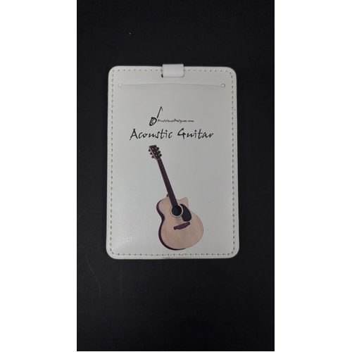 Musician Guitar Luggage Tag