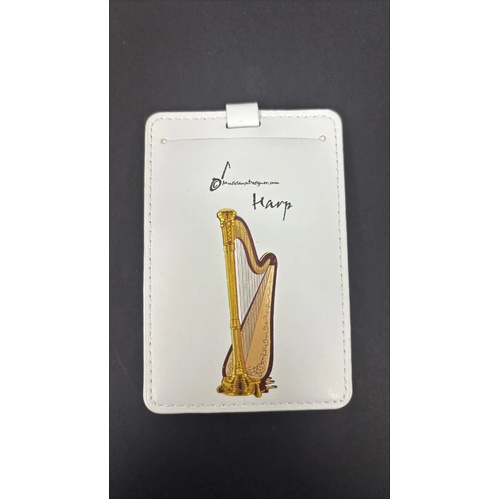 Musician Designer Harp Luggage Tag