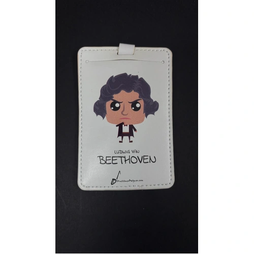 Musician Designer Ludwig Van Beethoven Luggage Tag