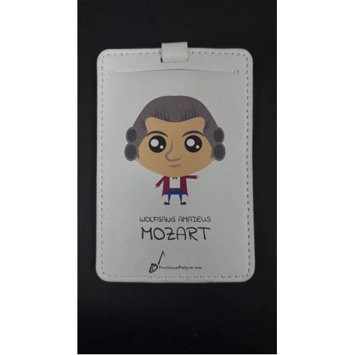Wolfgang Amadeus Mozart Luggage Tag