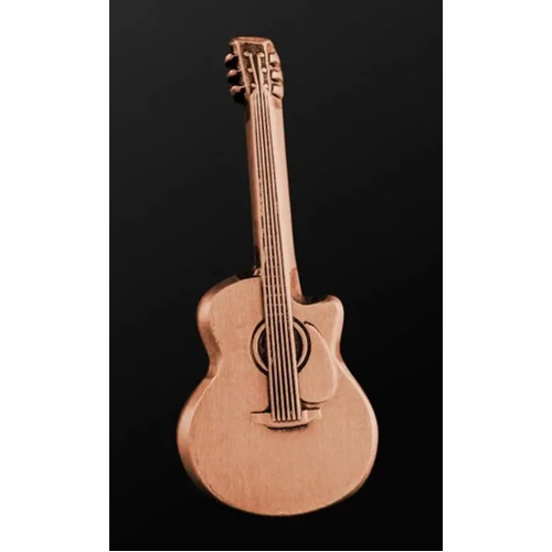 Musician Designer Acoustic Guitar Copper Pin
