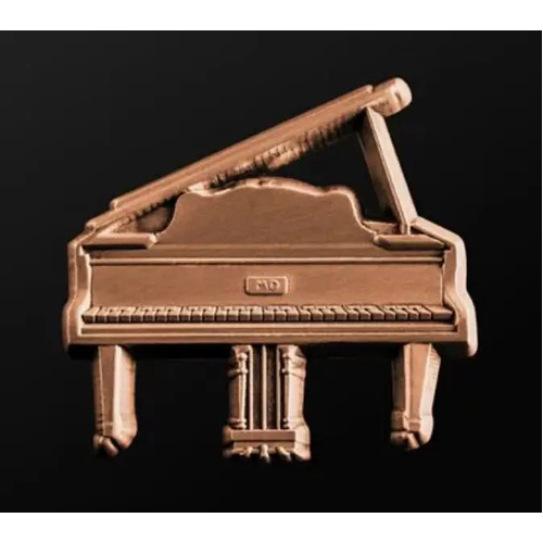 Musician Designer Grand Piano Copper Pin