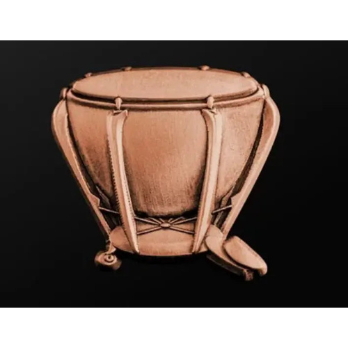 Musician Designer Timpani Pin in Copper