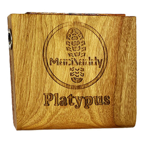 Macdaddy MDP1 "Platypus" Compact Stomp Box in Natural Finish